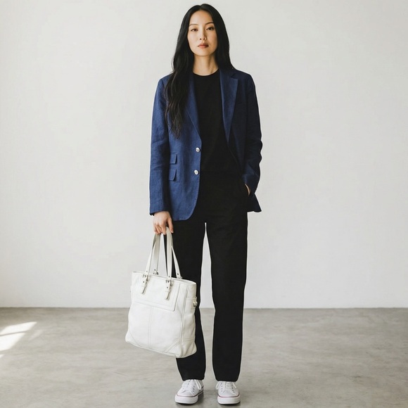 Polo by Ralph Lauren Women’s Navy Blazer​ - Picture 2 of 11